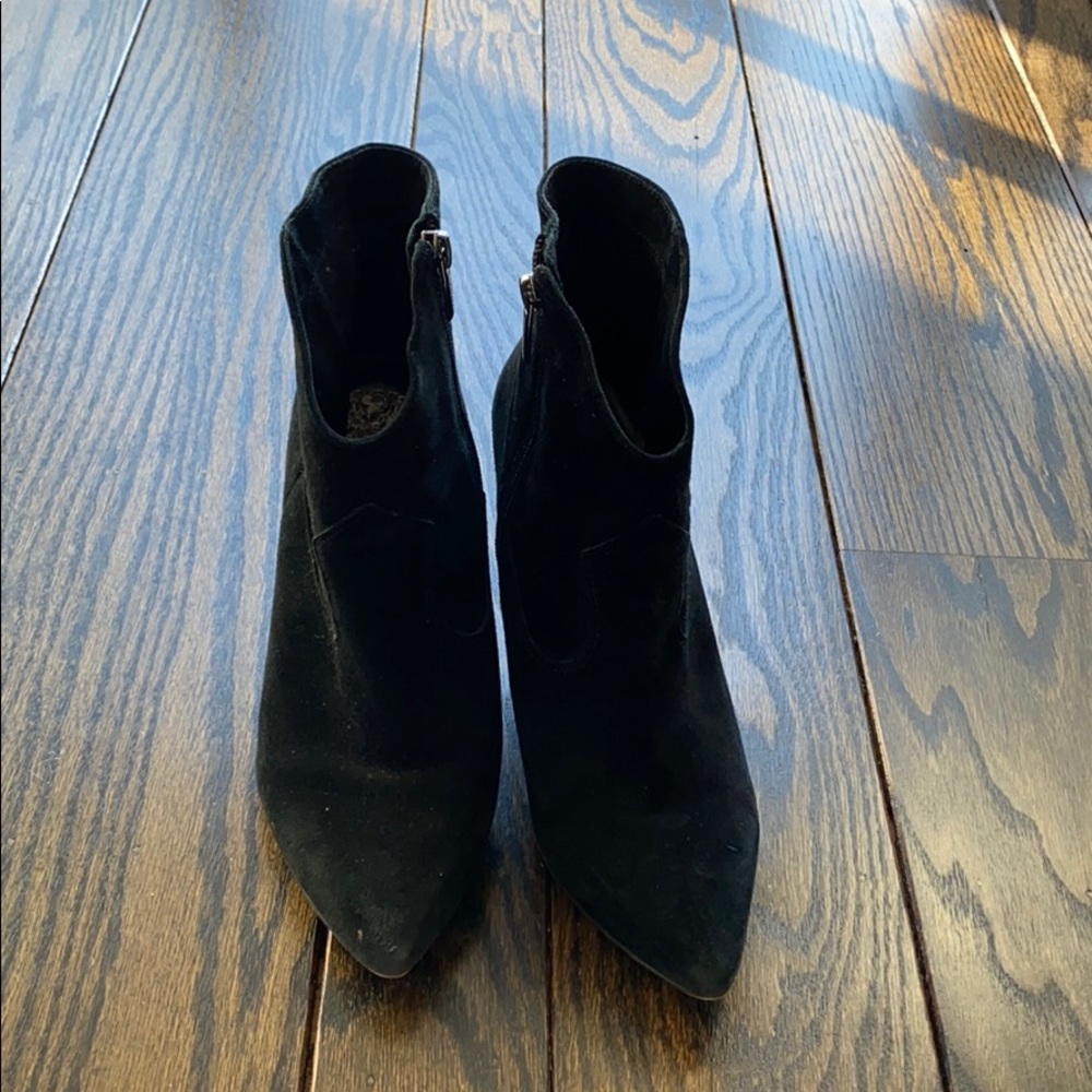 Vince Camuto black booties